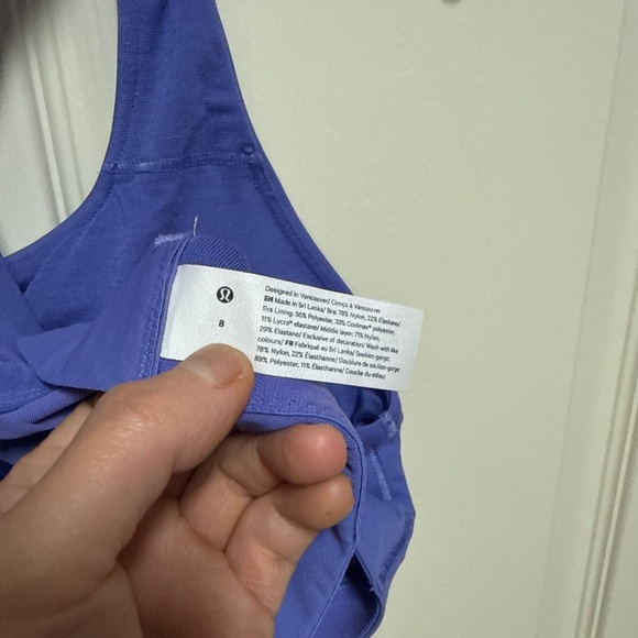 Lululemon purple high support Sports bra - Picture 3 of 3